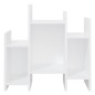 vidaXL Armario auxiliar de madera contrachapada blanco 60x26x60 cm vidaXL Armario auxiliar de madera contrachapada blanco 60x26x60 cm