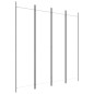 vidaXL Biombo divisor de 4 paneles de tela blanco 200x200 cm vidaXL Biombo divisor de 4 paneles de tela blanco 200x200 cm