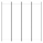 vidaXL Biombo divisor de 4 paneles de tela blanco 200x200 cm vidaXL Biombo divisor de 4 paneles de tela blanco 200x200 cm