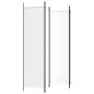 vidaXL Biombo divisor de 4 paneles de tela blanco 200x200 cm vidaXL Biombo divisor de 4 paneles de tela blanco 200x200 cm