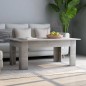 vidaXL Mesa de centro madera contrachapada gris hormigón 100x60x42 cm vidaXL Mesa de centro madera contrachapada gris hormigón 100x60x42 cm