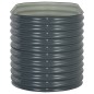 vidaXL Arriate de acero galvanizado gris 160x80x81 cm