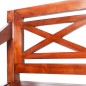 vidaXL Banco Batavia madera maciza de caoba marrón oscuro 136 cm vidaXL Banco Batavia madera maciza de caoba marrón oscuro 136 cm