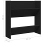 vidaXL Zapateros de pared 4 uds madera contrachapada negro 60x18x60 cm vidaXL Zapateros de pared 4 uds madera contrachapada negro 60x18x60 cm