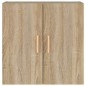 vidaXL Armario de pared madera contrachapada roble sonoma 60x30x60 cm vidaXL Armario de pared madera contrachapada roble sonoma 60x30x60 cm