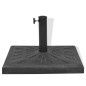 vidaXL Base de sombrilla resina cuadrada negra 12 kg vidaXL Base de sombrilla resina cuadrada negra 12 kg