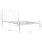 vidaXL Estructura de cama de metal blanco 90x200 cm vidaXL Estructura de cama de metal blanco 90x200 cm