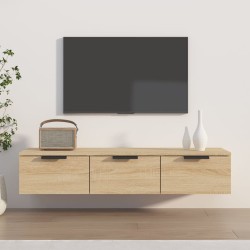 vidaXL Armario de pared madera contrachapada roble sonoma 102x30x20 cm