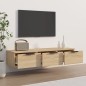 vidaXL Armario de pared madera contrachapada roble sonoma 102x30x20 cm