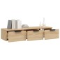 vidaXL Armario de pared madera contrachapada roble sonoma 102x30x20 cm
