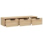 vidaXL Armario de pared madera contrachapada roble sonoma 102x30x20 cm
