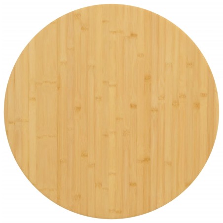vidaXL Tablero de mesa de bambú Ø60x1,5 cm