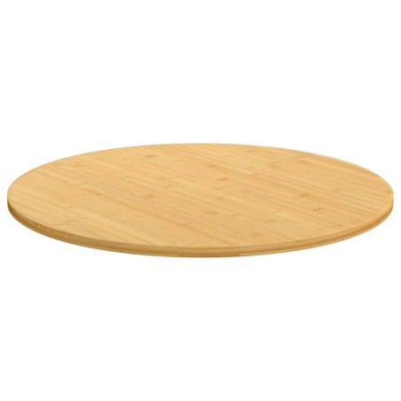 vidaXL Tablero de mesa de bambú Ø60x1,5 cm