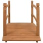 vidaXL Puente para jardín madera maciza de abeto 140x60x60 cm vidaXL Puente para jardín madera maciza de abeto 140x60x60 cm