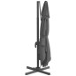 vidaXL Sombrilla voladiza con LED gris antracita 400x300 cm vidaXL Sombrilla voladiza con LED gris antracita 400x300 cm