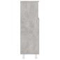vidaXL Armario de baño madera contrachapada gris 30x30x95 cm