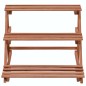 vidaXL Soporte de plantas 3 niveles de madera de cedro 48x45x40 cm vidaXL Soporte de plantas 3 niveles de madera de cedro 48x45x40 cm