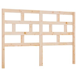 vidaXL Cabecero de cama madera maciza de pino 166x4x100 cm