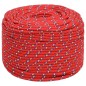 vidaXL Cuerda de barco polipropileno rojo 8 mm 25 m vidaXL Cuerda de barco polipropileno rojo 8 mm 25 m