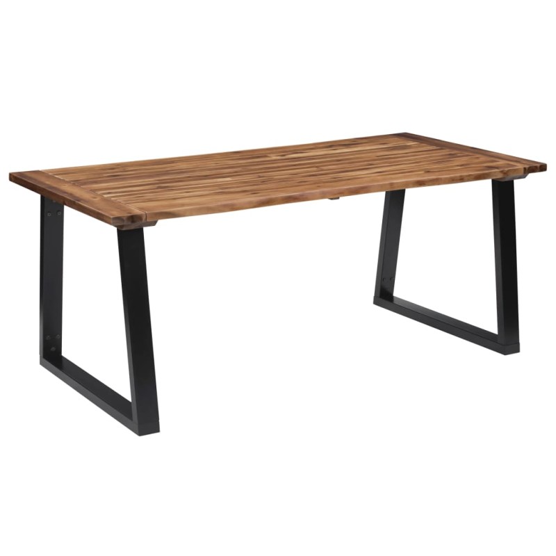 vidaXL Mesa de comedor demadera de acacia maciza 180x90 cm vidaXL Mesa de comedor demadera de acacia maciza 180x90 cm