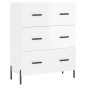 vidaXL Aparador alto madera contrachapada blanco brillo 69,5x34x180 cm vidaXL Aparador alto madera contrachapada blanco brillo 69,5x34x180 cm