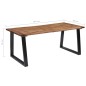 vidaXL Mesa de comedor demadera de acacia maciza 180x90 cm vidaXL Mesa de comedor demadera de acacia maciza 180x90 cm