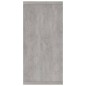 vidaXL Aparador de madera contrachapada gris hormigón 60x30x70 cm vidaXL Aparador de madera contrachapada gris hormigón 60x30x70 cm