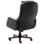 vidaXL Silla de oficina de masaje de cuero sintético negra vidaXL Silla de oficina de masaje de cuero sintético negra