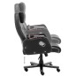 vidaXL Silla de oficina de masaje de cuero sintético negra vidaXL Silla de oficina de masaje de cuero sintético negra