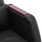 vidaXL Silla de oficina de masaje de cuero sintético negra vidaXL Silla de oficina de masaje de cuero sintético negra