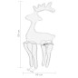 vidaXL Reno de Navidad con malla 306 LED 60x24x89 cm vidaXL Reno de Navidad con malla 306 LED 60x24x89 cm