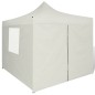vidaXL Cenador plegable con 4 paredes colore crema 3x3 m vidaXL Cenador plegable con 4 paredes colore crema 3x3 m