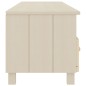 vidaXL Mueble TV HAMAR madera de pino maciza marrón miel 158x40x40 cm