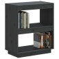 vidaXL Estantería madera maciza de pino gris 60x35x71 cm vidaXL Estantería madera maciza de pino gris 60x35x71 cm