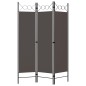vidaXL Biombo divisor de 3 paneles gris antracita 120x180 cm vidaXL Biombo divisor de 3 paneles gris antracita 120x180 cm