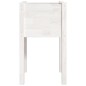vidaXL Jardineras 2 unidades madera maciza de pino blanco 40x40x70 cm vidaXL Jardineras 2 unidades madera maciza de pino blanco 40x40x70 cm