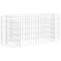vidaXL Arriate de gaviones de hierro galvanizado 120x50x50 cm vidaXL Arriate de gaviones de hierro galvanizado 120x50x50 cm