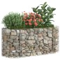 vidaXL Arriate de gaviones de hierro galvanizado 120x50x50 cm vidaXL Arriate de gaviones de hierro galvanizado 120x50x50 cm