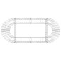 vidaXL Arriate de gaviones de hierro galvanizado 120x50x50 cm vidaXL Arriate de gaviones de hierro galvanizado 120x50x50 cm