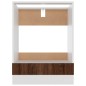 vidaXL Armario de horno madera ingeniería roble ahumado 60x46x81,5 cm vidaXL Armario de horno madera ingeniería roble ahumado 60x46x81,5 cm