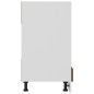vidaXL Armario de horno madera ingeniería roble ahumado 60x46x81,5 cm vidaXL Armario de horno madera ingeniería roble ahumado 60x46x81,5 cm