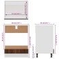 vidaXL Armario de horno madera ingeniería roble ahumado 60x46x81,5 cm vidaXL Armario de horno madera ingeniería roble ahumado 60x46x81,5 cm