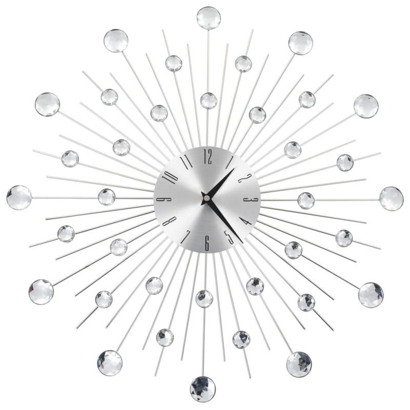 vidaXL Reloj de pared con movimiento de cuarzo 50 cm diseño moderno vidaXL Reloj de pared con movimiento de cuarzo 50 cm diseño moderno