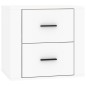 vidaXL Mesita de noche de pared blanca 50x36x47 cm vidaXL Mesita de noche de pared blanca 50x36x47 cm