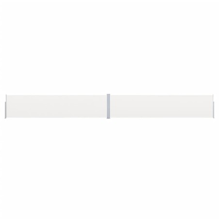 vidaXL Toldo lateral retráctil para patio color crema 170x1200 cm