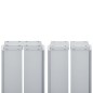 vidaXL Toldo lateral retráctil para patio color crema 170x1200 cm