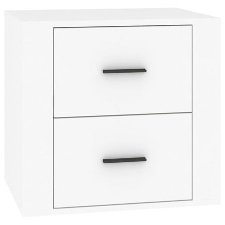 vidaXL Mesita de noche blanca 50x39x47 cm