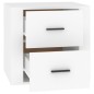 vidaXL Mesita de noche blanca 50x39x47 cm vidaXL Mesita de noche blanca 50x39x47 cm