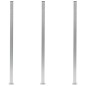 vidaXL Postes de valla 3 unidades aluminio 185 cm vidaXL Postes de valla 3 unidades aluminio 185 cm