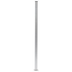 vidaXL Postes de valla 3 unidades aluminio 185 cm